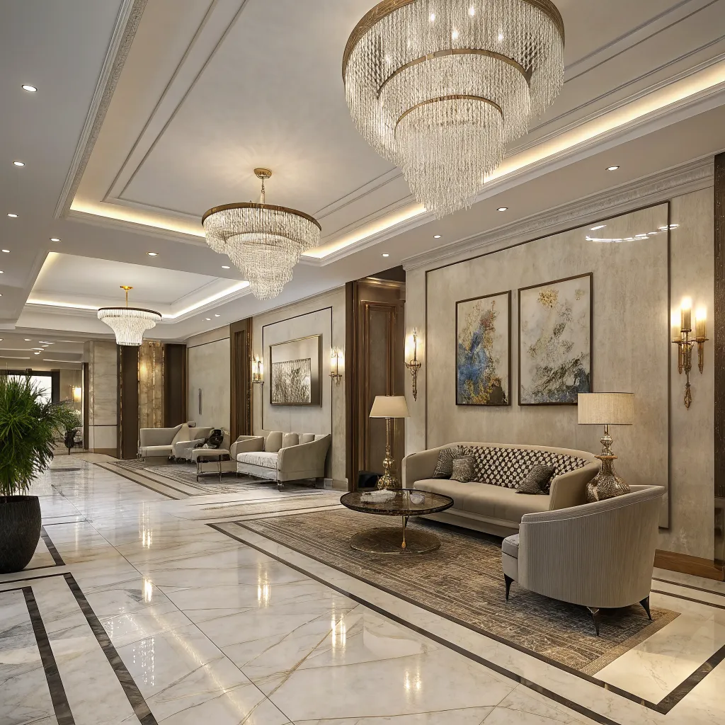 Luxury VIP lounge interior